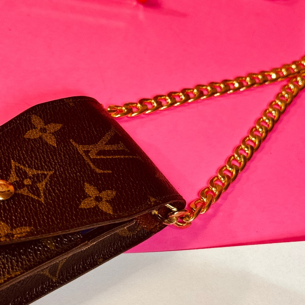 Louis Vuitton mini pocket organizer Card holder lipstick support accessory. - Picture 3 of 7